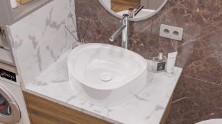 Раковина Whitecross Moonstone A 0727.040035.100 40см белый глянец